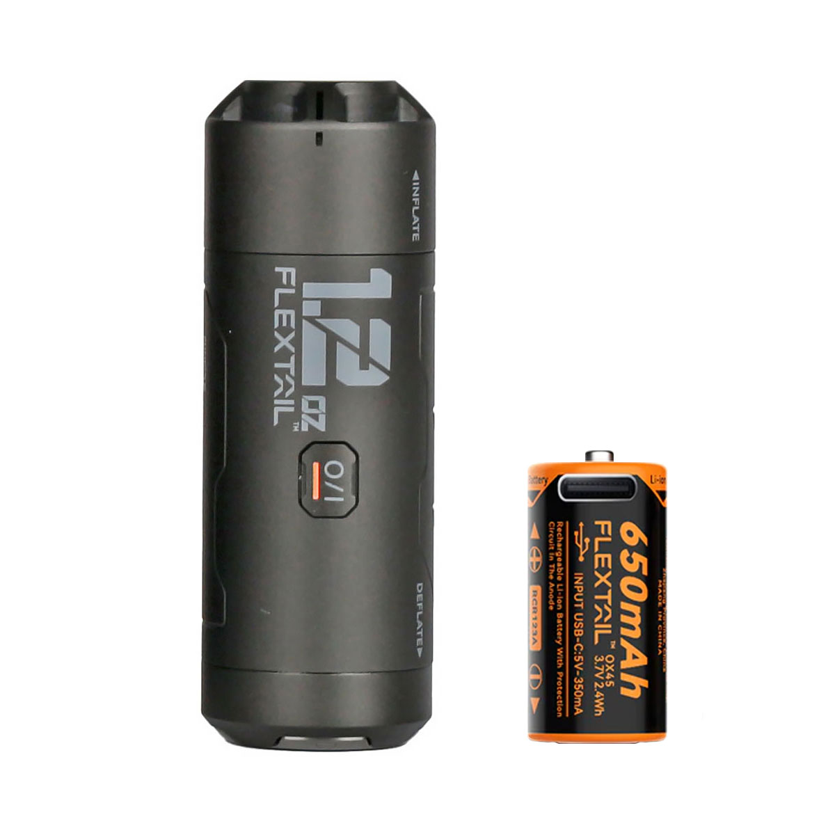 Vzduchová pumpa Flextail ZERO Pump - POŠKOZENÝ OBAL Varianta: S baterií
