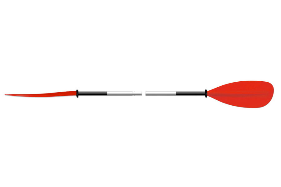 Pádlo TNP 702.2 Asymmetric dvojdílné Barva: Červená, Délka: 195 cm