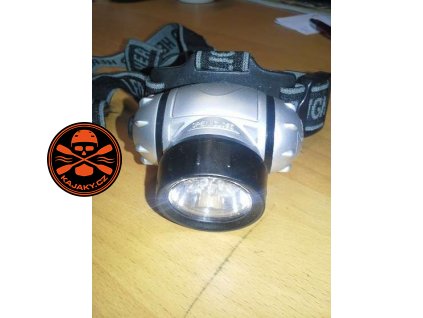 Čelová svítilna se 7 ultrajasnými LED diodami