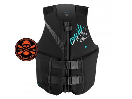 vesta o neill wms reactor 50n ce vest black black black 3