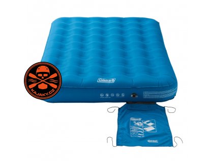 kempingova odolna vysoka nafukovaci matrace 137 cm pro 2 osoby