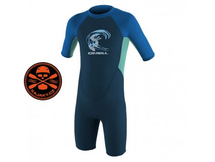 o neill toddler reactor ii bz s s spr b slate light aqua ocean