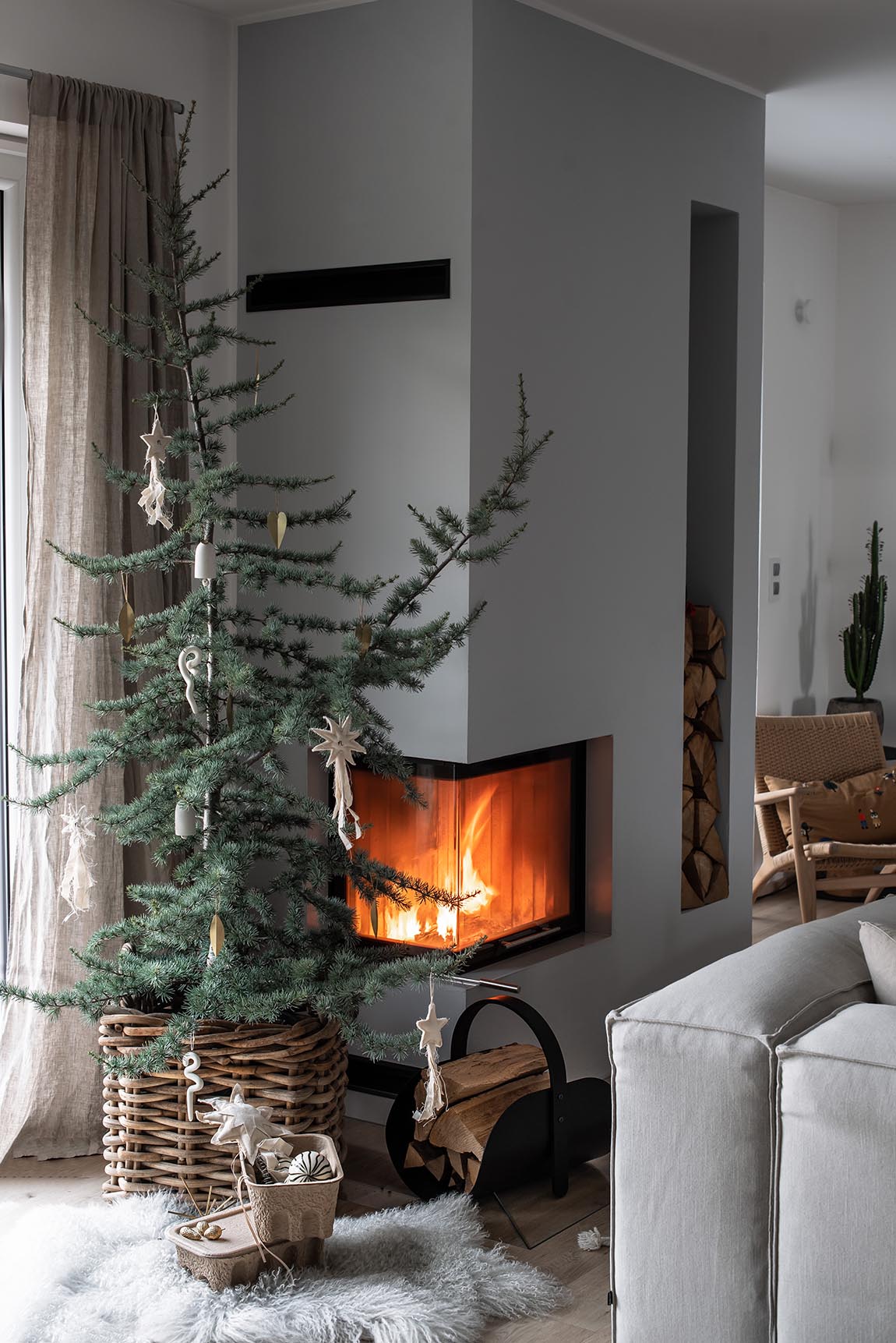 Přírodní vánoční styling s ferm LIVING