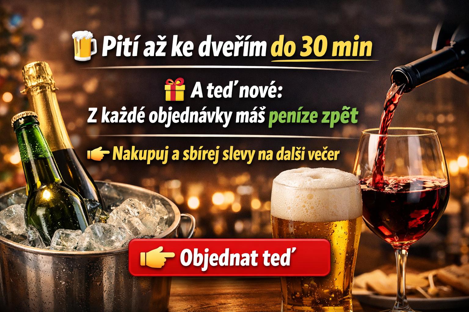 Do 30 minut až ke dveřím