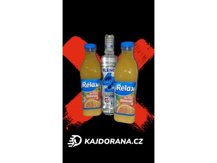 Vodka Džus SET - 2x Blend 42 Vodka 0,5l + 2x Cappy pomeranč 1l
