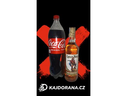 Captain Morgan Spiced Gold 0,7l + Coca Cola 1,75l