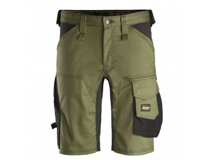 Kraťasy snickers AllroundWork Stretch khaki