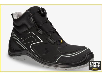 Safety Jogger FLOW S3 MID TLS halbhoher S3 ESD Sicherheitsschuh mit TLS Verschluss 03vr