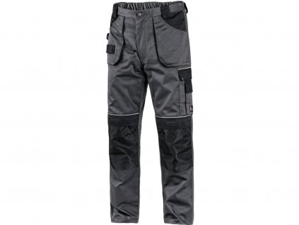Nohavice do pásu CXS ORION TEODOR, predlžené, pánske, sivo-čierne