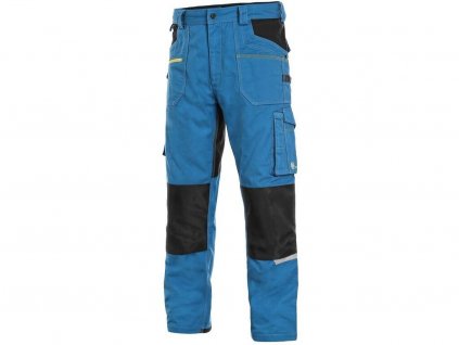 Nohavice do pásu CXS STRETCH, pánske, stredne modro-čierne