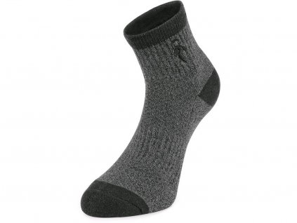 Ponožky CXS PACK II, tmavo sivé, 3 páry