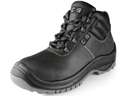 Členková pracovná obuv CXS SAFETY STEEL MANGAN S3, čierna
