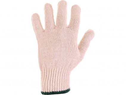 Textilné rukavice FLASH, biele, veľ. 10