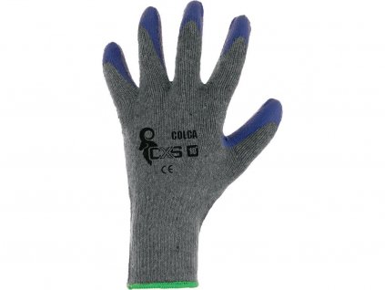 Povrstvené rukavice COLCA, sivo-modré