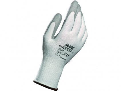 Protiporezové rukavice MAPA KRYTECH, biele