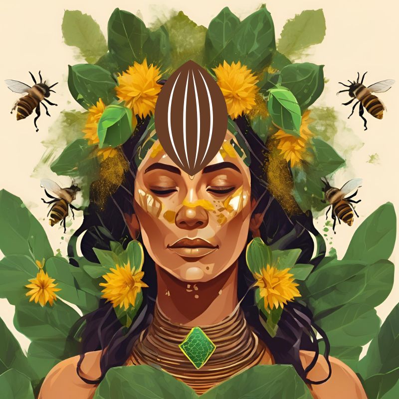 Symbolika včely ve spojení s kakaovou ceremonií