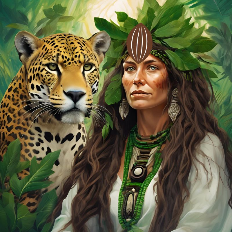 Symbolika jaguára ve spojení s kakaovou ceremonií