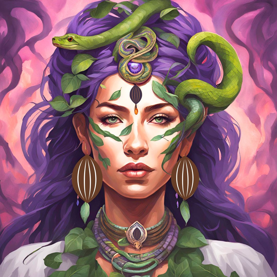 Symbolika hada ve spojení s kakaovou ceremonií