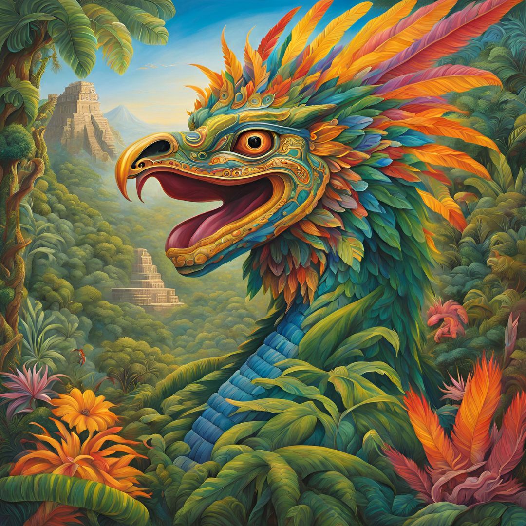 aztecky Quetzalcoatl