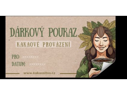 Dárkový poukaz hodnota x