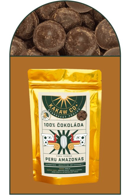 100% odrůdová čokoláda Peru