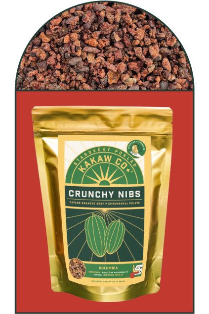 Crunchy Nibs - drcené kakaové boby v křupavé polevě