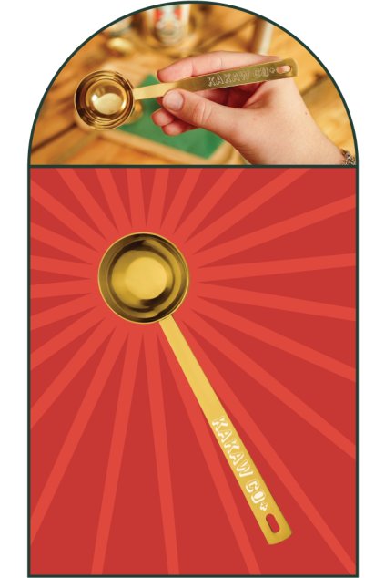 Kakawková naberačka zlatá