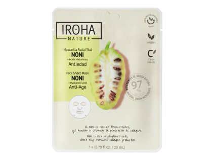 IROHA ANTI-AGE FACE obličejová maska - NONI