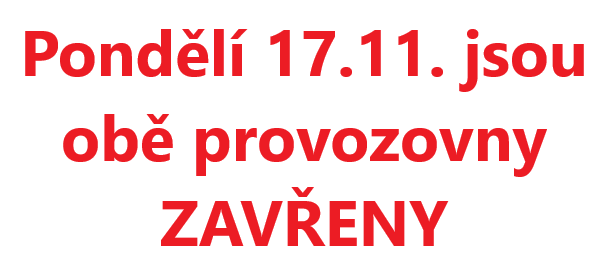 Otevírací doba o svátcích