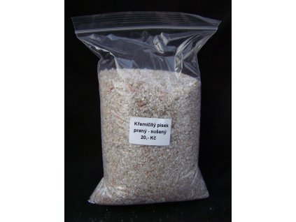 Písek křemičitý hrubý 1l