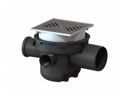 Pivničný vpust Univerzal č. 27621, DN 110 s 2 spätnými klapkami