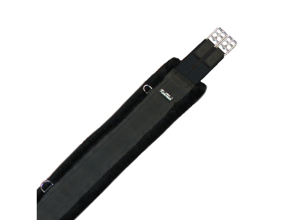 Podbřišník KT Hamar s umělým beránkem černá/černá