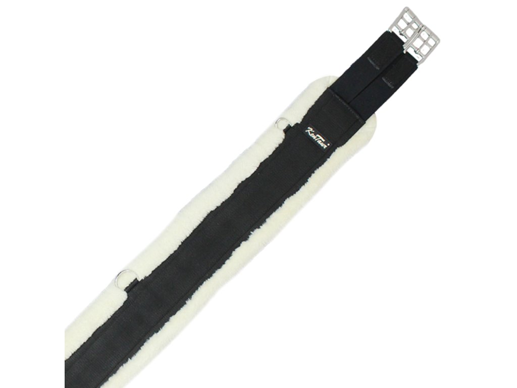 Podbřišník KT Hamar s umělým beránkem černá/bílá