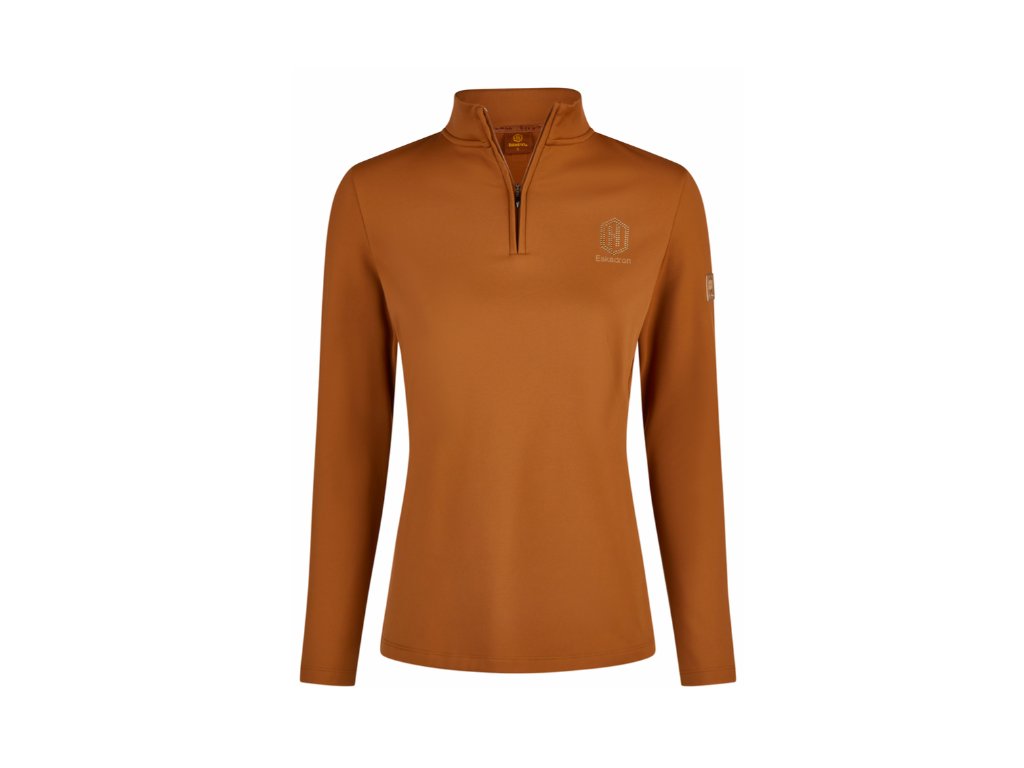 Funkční tričko ZIP ESKADRON Heritage almond