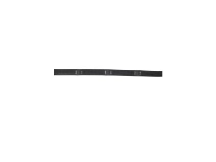 Gumové otěže HKM Anatomic Super soft černé