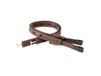 Drezurní třmenové řemeny Kavalkade hnědé
