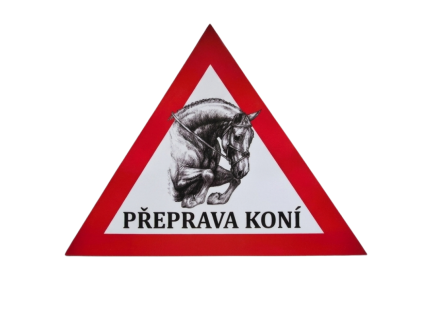 samolepka preprava koni