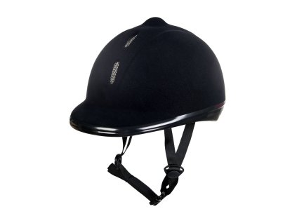 Jezdecká helma HKM New samet