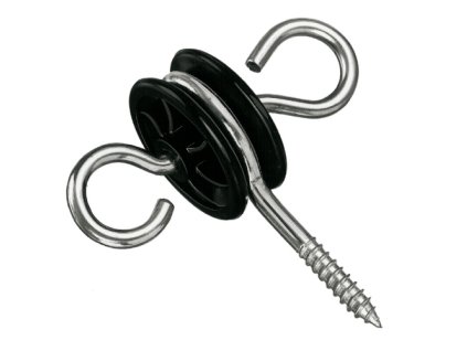 Izolátor pro elektrické ohradníky koncový k brance, otočný, vrut 6 mm