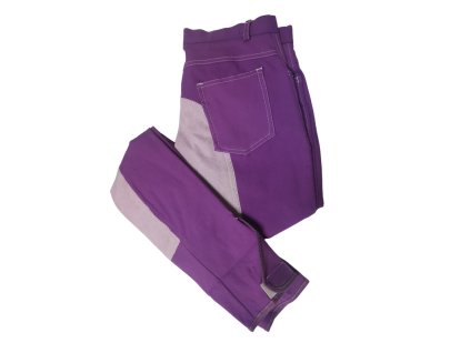 Dětské rajtky Stone wash HKM lilac
