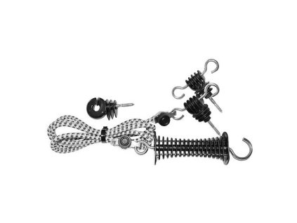 Vchod do ohrady pro elektrické ohradníky s gumou - 3 - 6 m