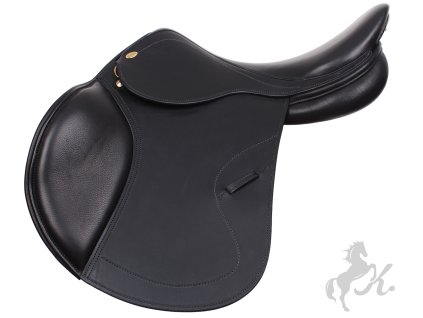 Sedlo Kentaur Titan, kostra Carbon, latex, zdvojená kůže