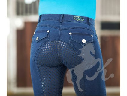 Dámské rajtky HKM Neon sports -15%