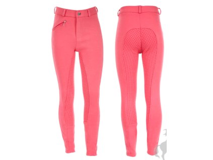 Dětské rajtky Horze Junior Grip Pink 110