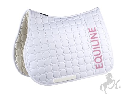 Podsedlová dečka EQUILINE B11172 N white