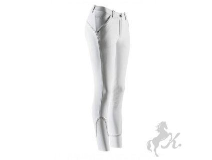 Závodní rajtky EQUITHEME Thermic bílá vel. 34