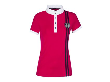 Dámské závodní tričko EQUILINE Jaffa cherry red