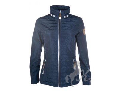 Dámská jezdecká bunda Queens HKM tm.modrá -40%