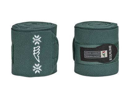 Fleece bandáže Equiline Dancer verde