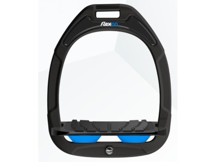 Třmeny Flex-on GC black/lightblue
